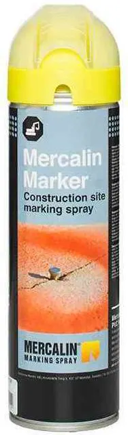 Mercalin Marker Märkfärg fluorescerande, 500 ml Cerise