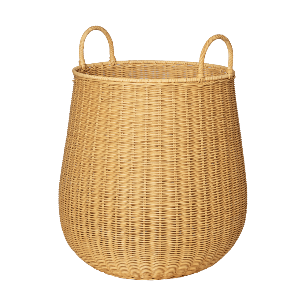 Braided tvättkorg, Medium, natural