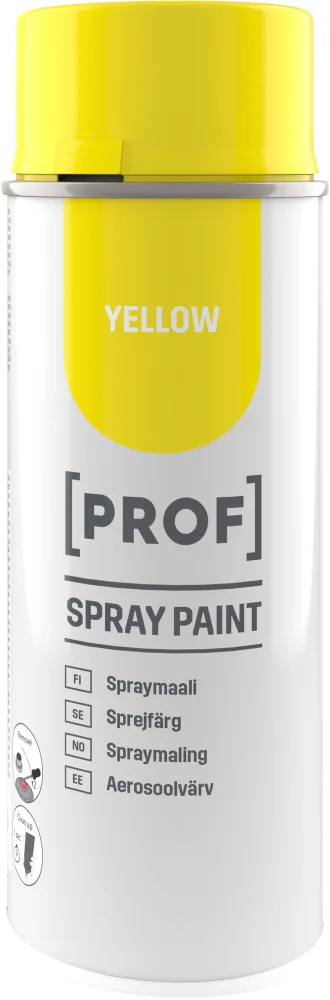 SPRAYFÄRG PROF GUL HÖGBLANK