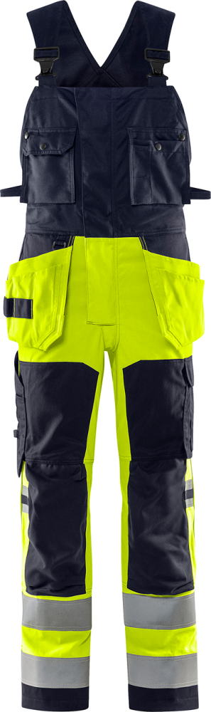 HÄNGSLEBYXA FLAM 1170 ATHF VARSELGUL/MARINBLÅ STL C60