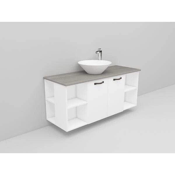 Badrumsmöbel Flexline Modell 147 120cm, Vit, Slät | Stuvbutiken - Bild 2