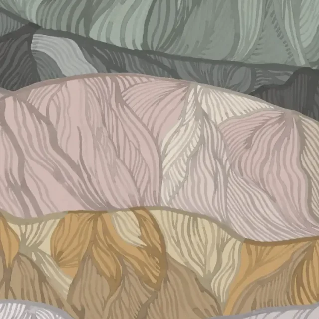Boråstapeter - Coloured Mountain