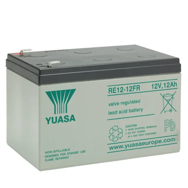 Yuasa RE12-12 Batteri 12V, 12 Ah