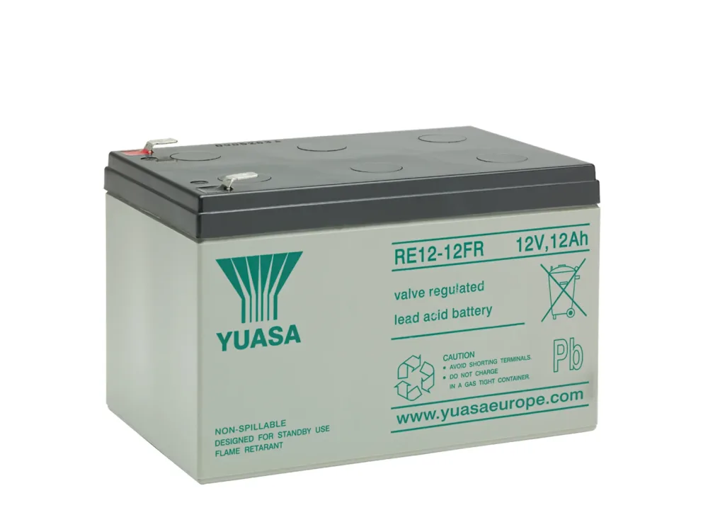 Yuasa RE12-12 Batteri 12V, 12 Ah