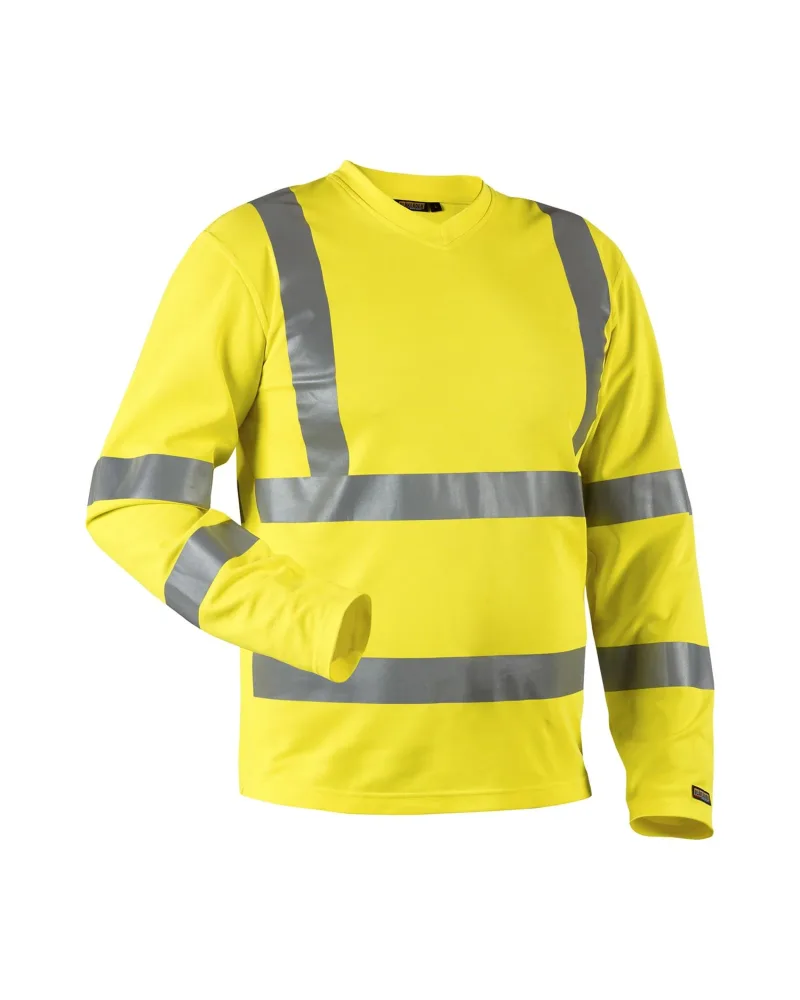 Blåkläder 338110703300XXXL T-shirt med lång ärm, varselgul, UV-skyddad Stl XXXL - Bild 2