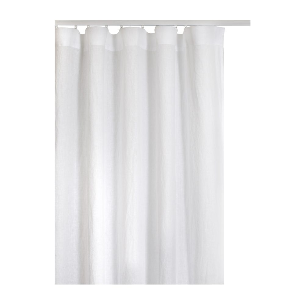 Springtime gardin med veckband277x250 cm, White