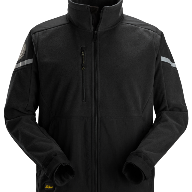 FLEECEJACKA SNICKERS WORKWEAR WINDBLOCKER SVART, STL M