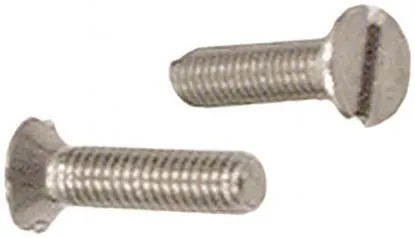Schäfer & Peters 09634620 Spårskruv M6 MFS A4, DIN 963 A M6 x 20 mm, 500-pack