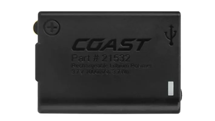 Coast ZX350 ZITHION-X Batteri uppladdningsbart