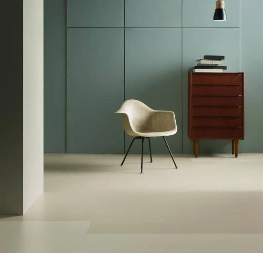 Linoleumgolv Marmoleum Click 333711 Cloudy Sand Beige, 30x30cm - Bild 3