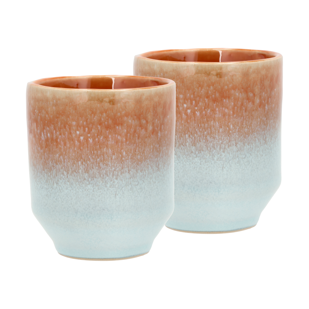 Styles mugg 18 cl 2-pack, Blue-amber