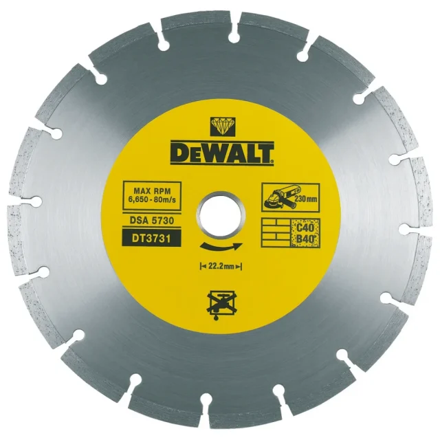 Dewalt DT3731-QZ Diamantkapskiva 230 mm