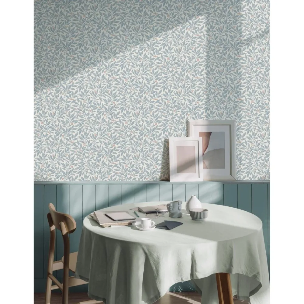 Ashdown Winter Berry M1841 Vit Tapet | Stuvbutiken - Bild 3