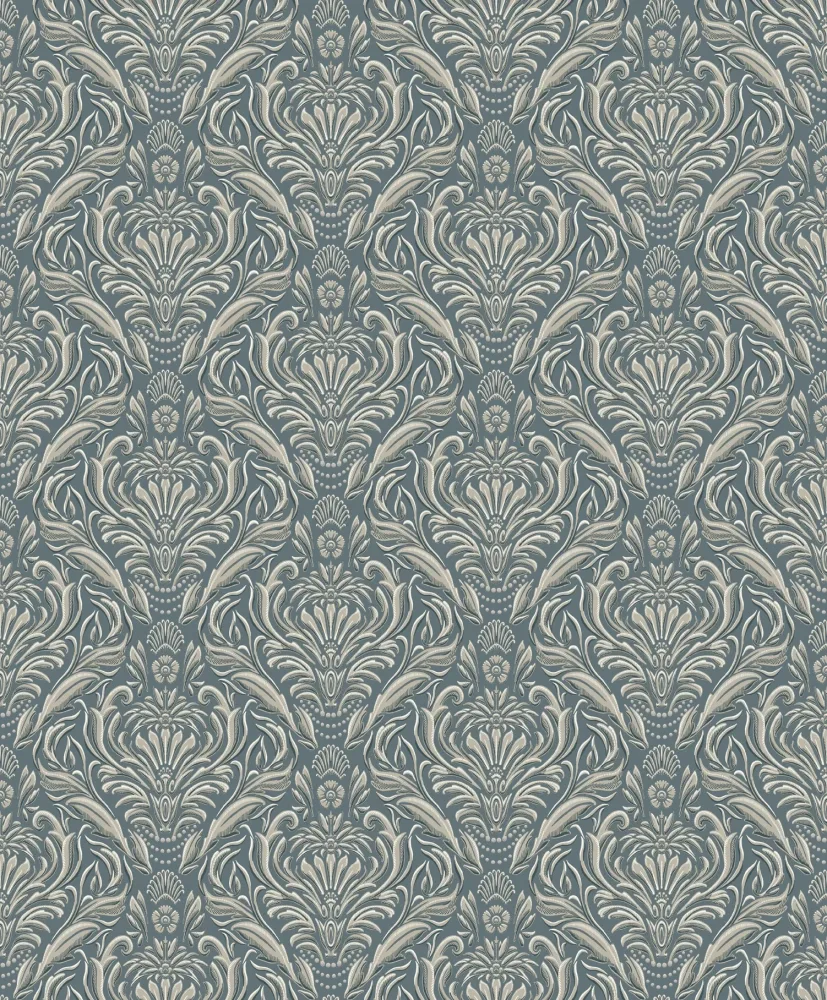Fiona Walldesign Fairy Tale 650105 Tapet Royal Medallion Blå