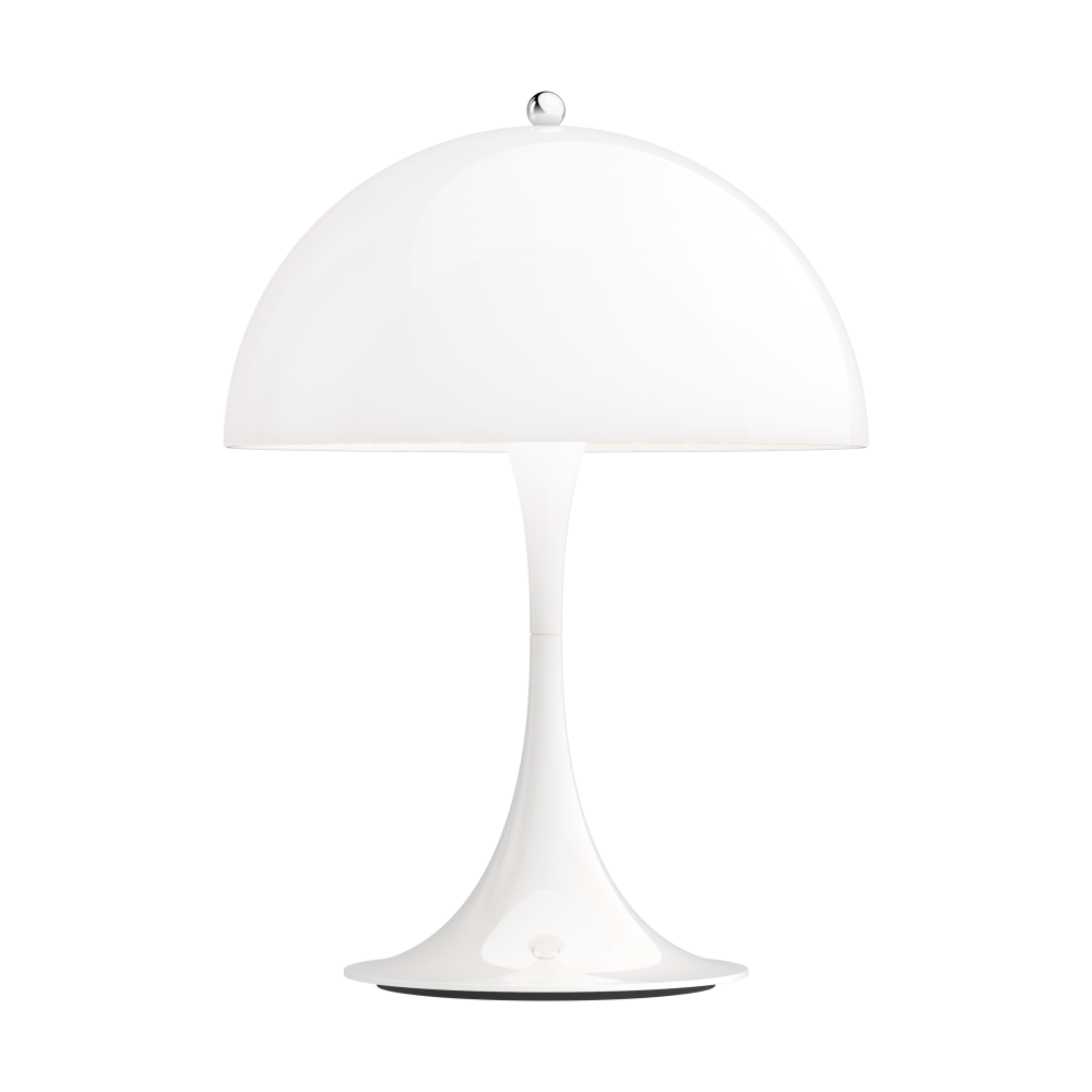 Panthella 250 portabel bordslampa V3, Vit opal akryl
