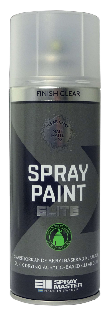 SPRAYFÄRG ELITE KLARLACK MATT