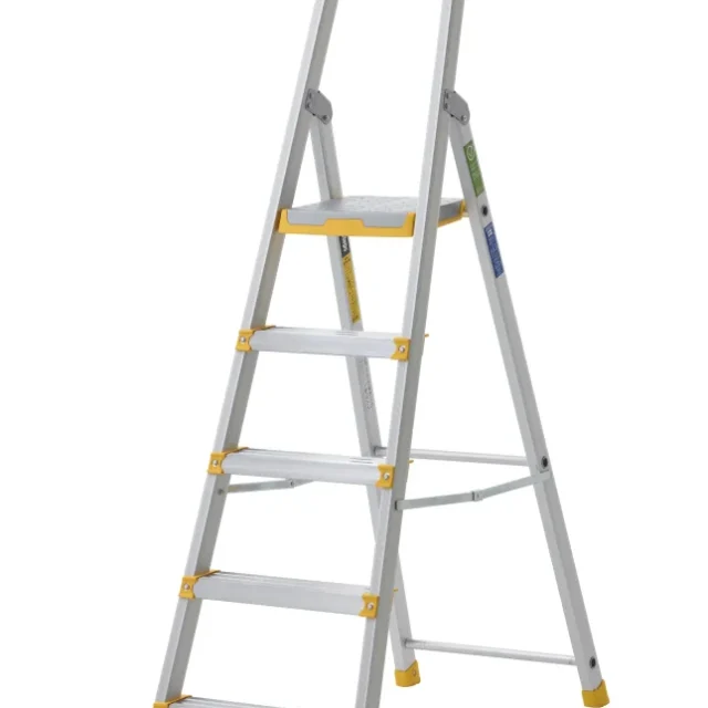 W.steps 55P Trappstege med certifierat aluminium 5 steg, 1860 mm