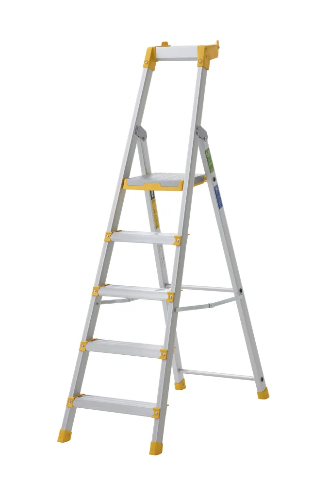 W.steps 55P Trappstege med certifierat aluminium 5 steg, 1860 mm