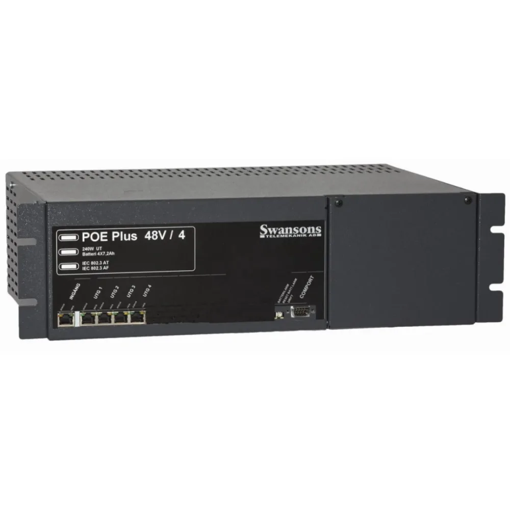 Axema 2-3510 Switch inbyggd batteribackup 4 portar