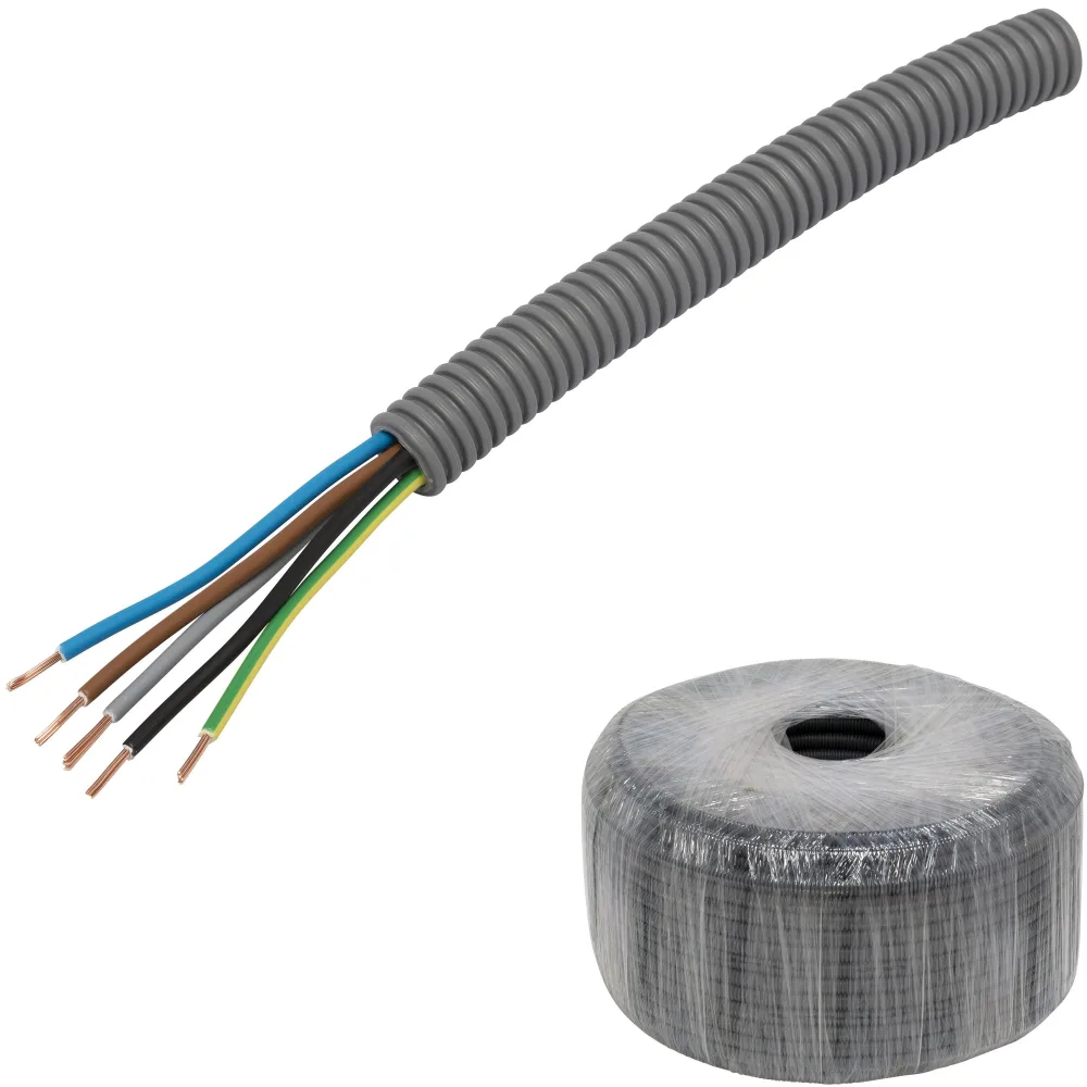Pipelife FK PowerFlex Kabel fördragen, temperaturklass II 100 m, 3G1.5 mm², ytter-Ø16 mm - Bild 2