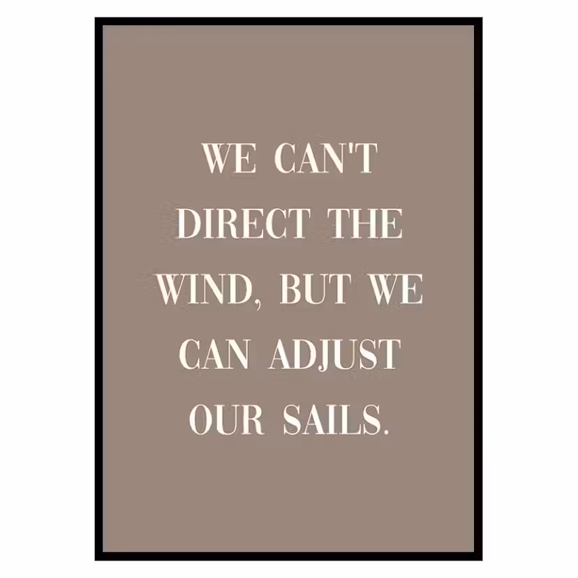 Poster Gallerix Adjust Our Sails