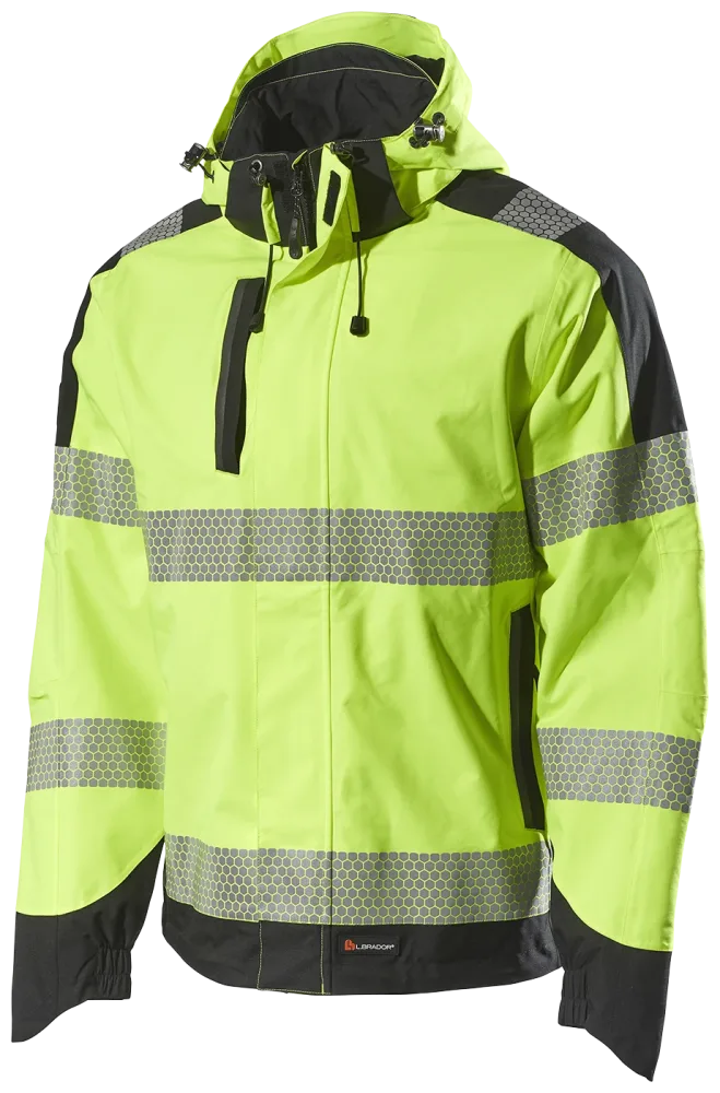 L.Brador 2221P Skaljacka hi-vis gul, klass 3 XL