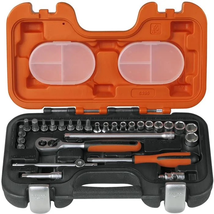 Bahco S290 Hylsnyckelsats 1/4"