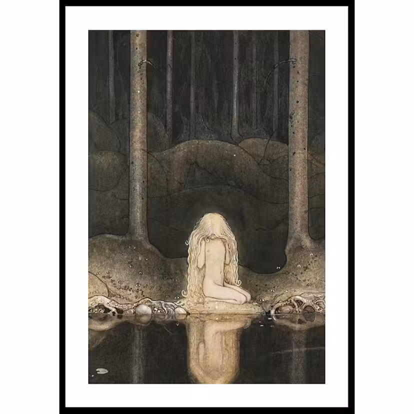 Poster Gallerix Tuvstarr By John Bauer Storlek: 50x70 cm