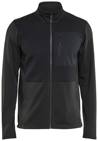 TRÖJA BLÅKLÄDER FULL ZIP SVART XS