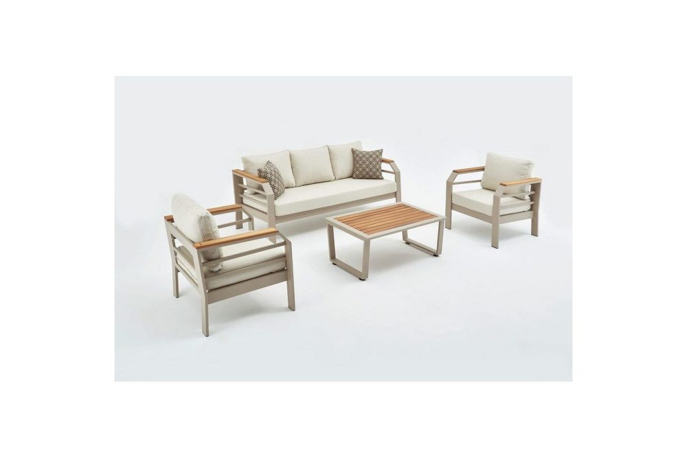 Trädgårdsloungeset Sudassento Beige