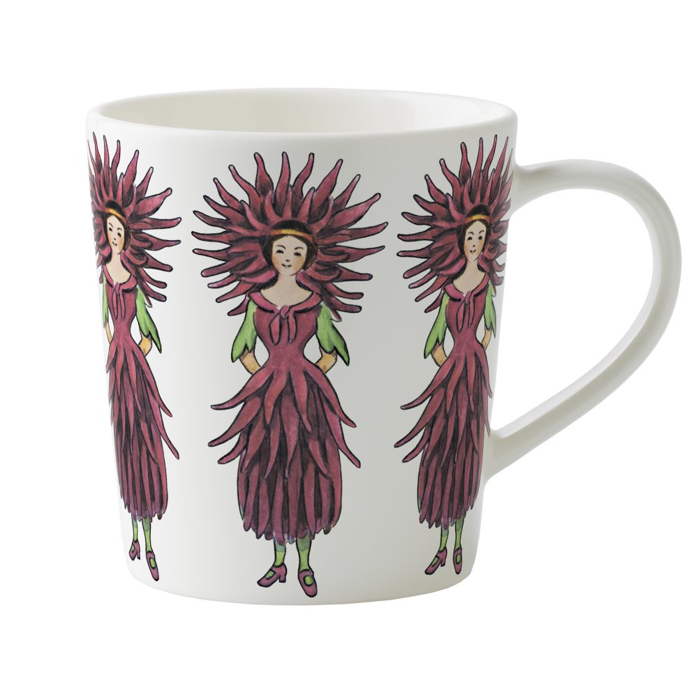 Fru Dahlia mugg med handtag, 40 cl