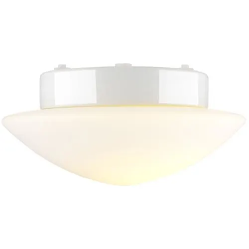 Ifö Electric Contrast Solhem Bastuarmatur IP44, rak, E27 Vit