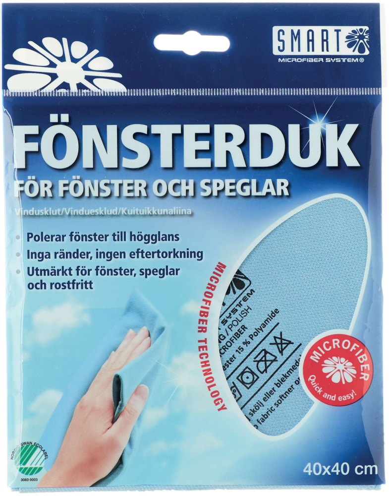 FÖNSTERDUK MICROFIBER 40X40CM