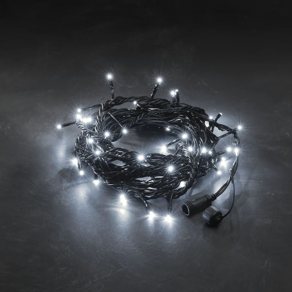 Konstsmide 4850-107 Ljusslinga svart mjuk kabel, 50 LED Varmvita - Bild 2