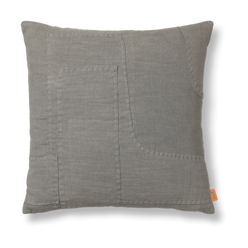 Darn kuddfodral 50x50 cm, Blue Grey