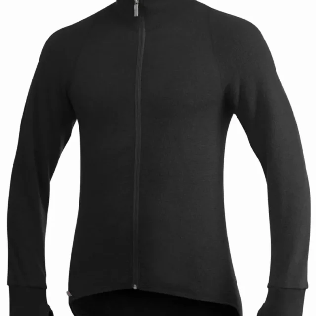 Woolpower Full zip jacket 400 Tröja svart S
