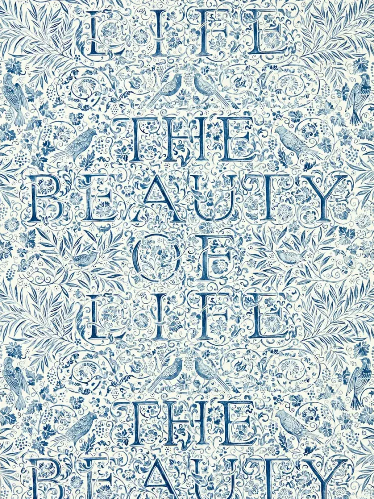 Morris & Co - The Beauty of Life Indigo Emery Walkers House Wall
