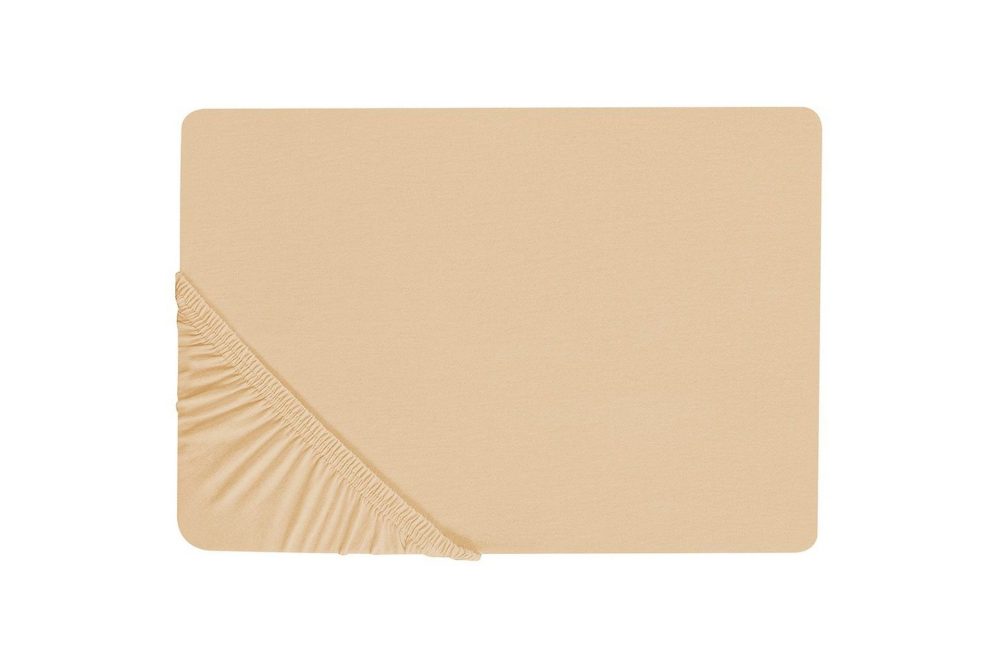 Dra-på-lakan Janbu Sandbeige, 200x200 cm