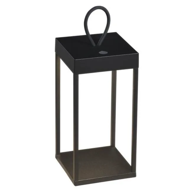 Konstsmide Ravello Lykta USB, svart Höjd: 30 cm