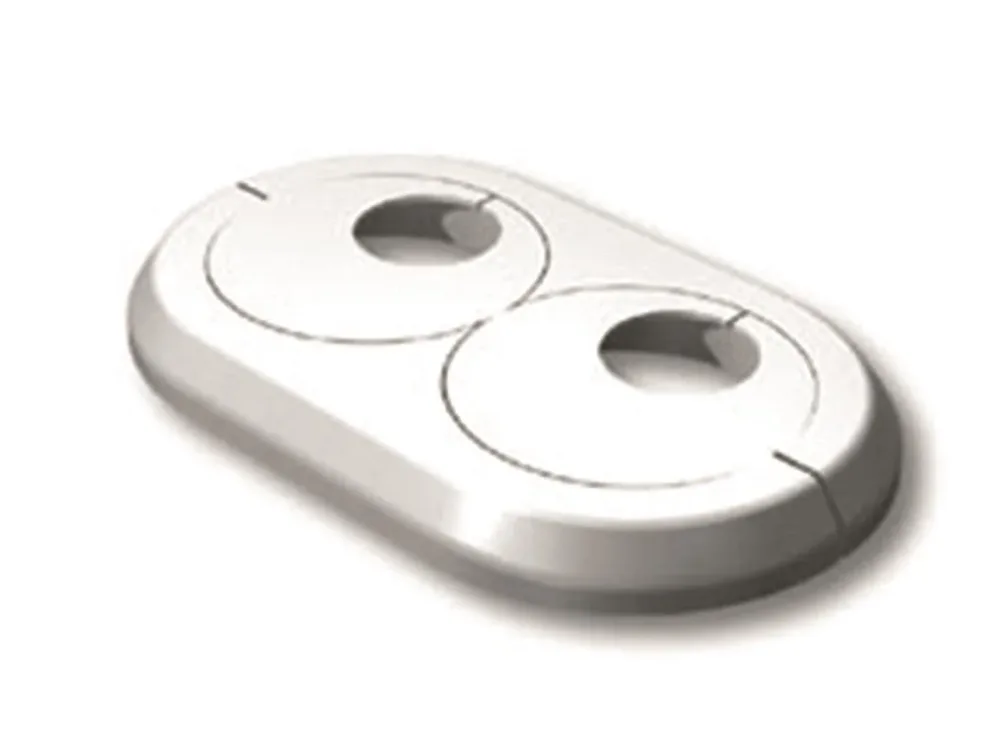 LK Systems 1872392 Täckbricka dubbel, vit