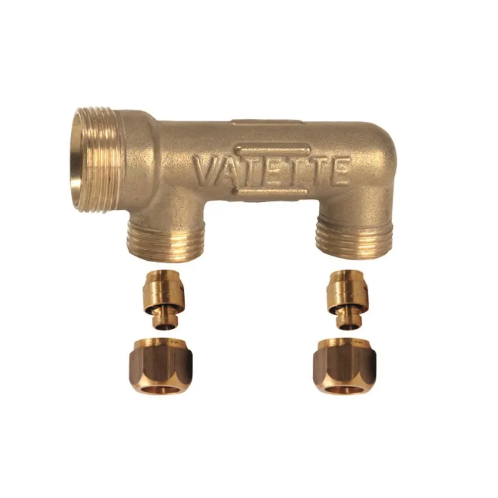 Vatette 1880325 Fördelarset M28 x1,5 mm, c/c 50, G15, 4 avstick 16 x 2,0 mm