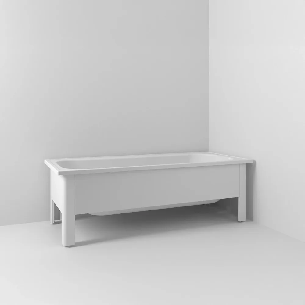 Badkar Emalj 1300mm, Vit matt | Stuvbutiken