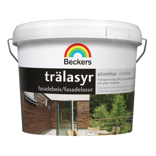 TRÄLASYR BECKERS SVART 10L