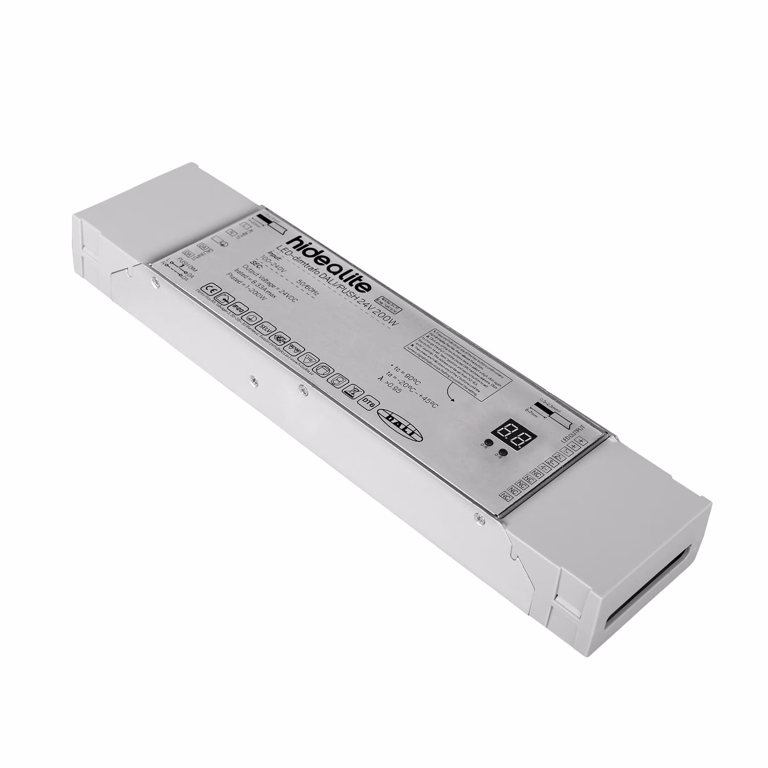 Kjøp Hide a lite LED-dimtrafo DALI/PUSH, 24V, 200W