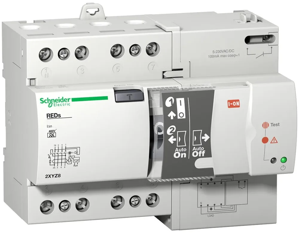 Schneider Electric REDs Jordfelsbrytare 4-polig 25A, 30mA