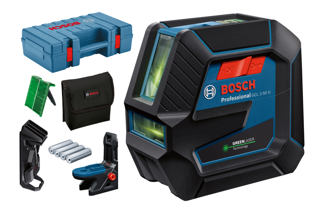 KOMBILASER GCL 2-50/RM10 CLIP/CASE GRÖN
