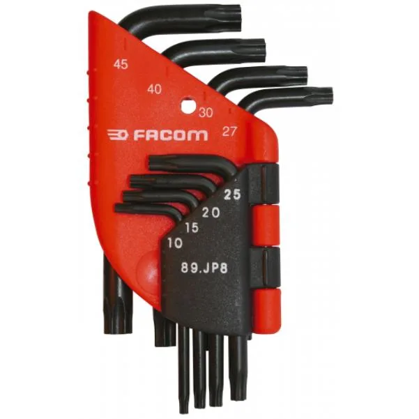 Facom 89.JP8A Torxnyckelsats T10-T45, extra stor hållare, 8 st. - Bild 2