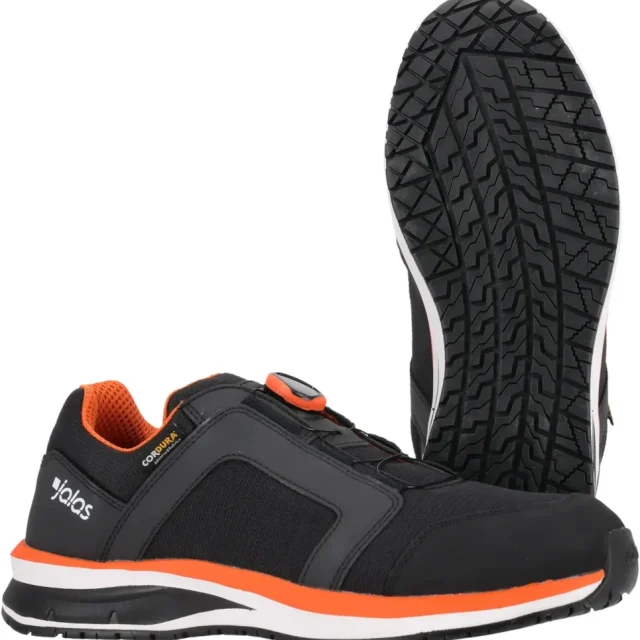 Jalas Tempus 5725 Skyddssko lätt och vattenavvisande, svart/orange 40