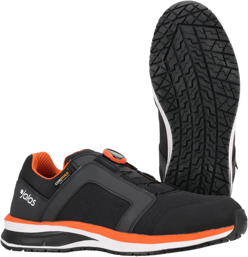 Jalas Tempus 5725 Skyddssko lätt och vattenavvisande, svart/orange 40