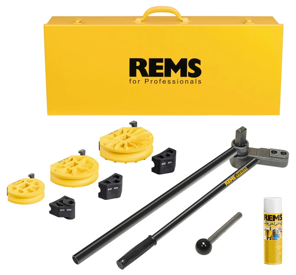 REMS Sinus Rörbockare med förvaringslåda, 15-18-22 mm